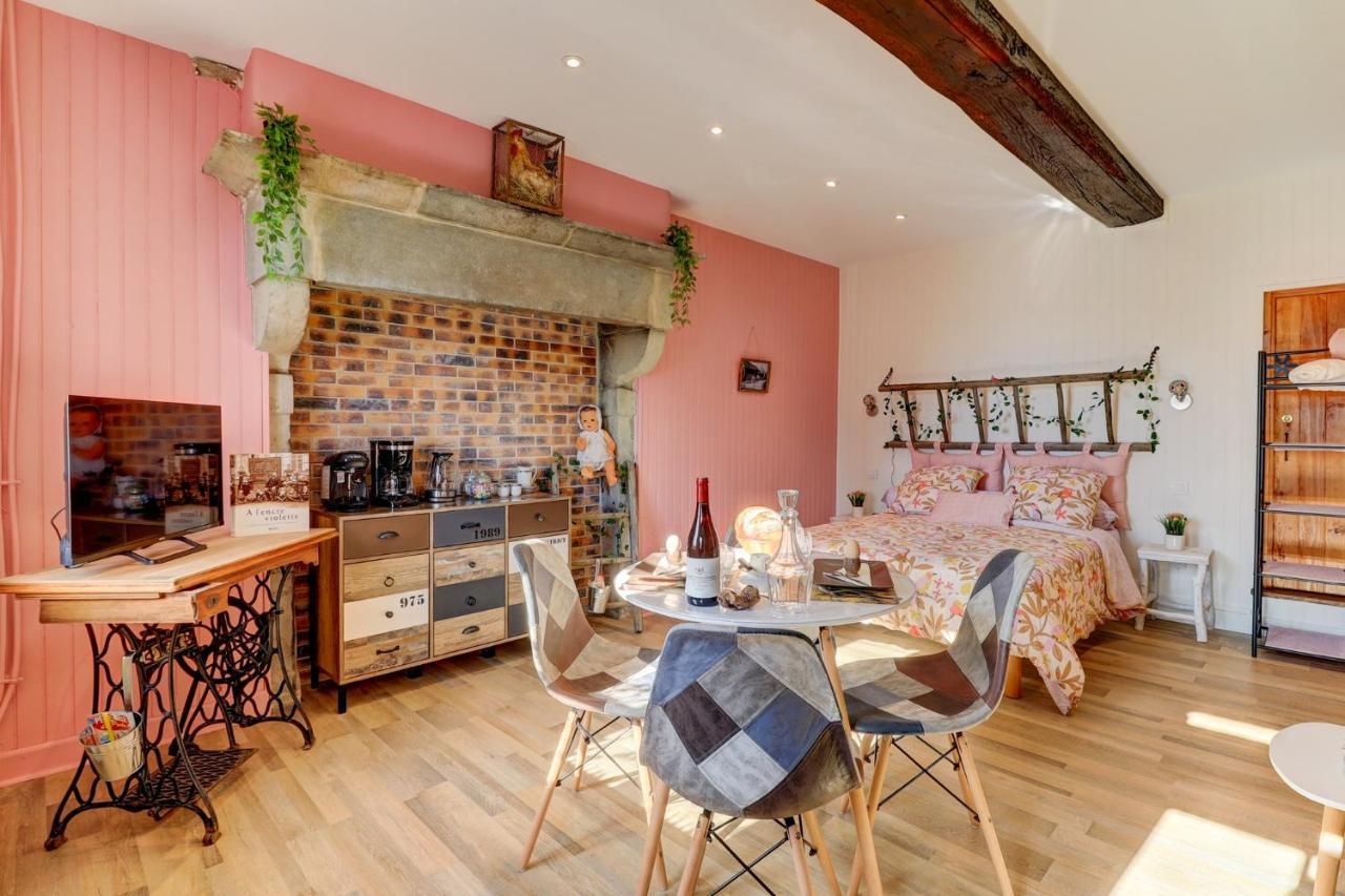Collonges-en Charollais Le Petit Pressoir - Charmant Studio מראה חיצוני תמונה